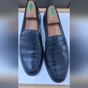 Classic Black Leather Loafers